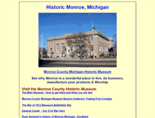 Tablet Screenshot of historicmonroe.org